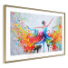 Poster Colorful Ballerina - colorful composition with the silhouette of a dancing woman 136990 additionalThumb 20