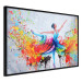 Poster Colorful Ballerina - colorful composition with the silhouette of a dancing woman 136990 additionalThumb 17