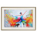 Poster Colorful Ballerina - colorful composition with the silhouette of a dancing woman 136990 additionalThumb 9