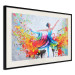 Poster Colorful Ballerina - colorful composition with the silhouette of a dancing woman 136990 additionalThumb 19