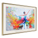Poster Colorful Ballerina - colorful composition with the silhouette of a dancing woman 136990 additionalThumb 18