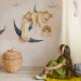 Wall Mural Birds in flight - animals on a background of calm sky in shades of pink 143790 additionalThumb 4
