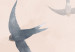 Wall Mural Birds in flight - animals on a background of calm sky in shades of pink 143790 additionalThumb 8