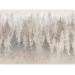 Photo Wallpaper Abstract landscape - forest in shades of beige on raw concrete texture 144690 additionalThumb 5