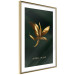 Wall Poster Shimmering Plant - Flower on a Green Silky Background 148890 additionalThumb 7