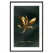 Wall Poster Shimmering Plant - Flower on a Green Silky Background 148890 additionalThumb 25