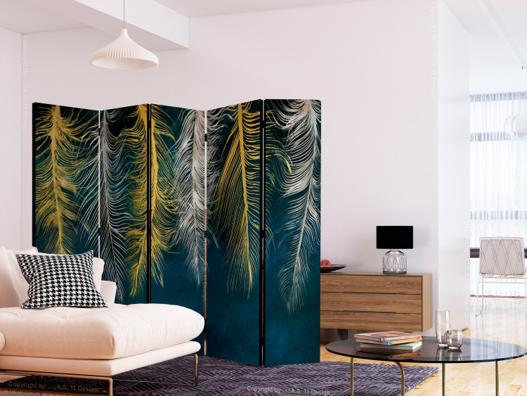 Room Divider Gilded Feathers II [Room Dividers] 149290 additionalImage 4
