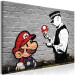 Large canvas print Mario and Cop by Banksy [Large Format] 150590 additionalThumb 2