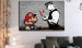 Large canvas print Mario and Cop by Banksy [Large Format] 150590 additionalThumb 5