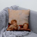 Decorative Microfiber Pillow Pensive Angels - Composition With Two Winged Figures 151290 additionalThumb 3