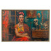 Poster Frida in a Room - A Composition With the Artist Sitting Among Skulls 152190 additionalThumb 24