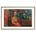 Poster Frida in a Room - A Composition With the Artist Sitting Among Skulls 152190 additionalThumb 21