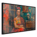 Poster Frida in a Room - A Composition With the Artist Sitting Among Skulls 152190 additionalThumb 5