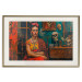 Poster Frida in a Room - A Composition With the Artist Sitting Among Skulls 152190 additionalThumb 26