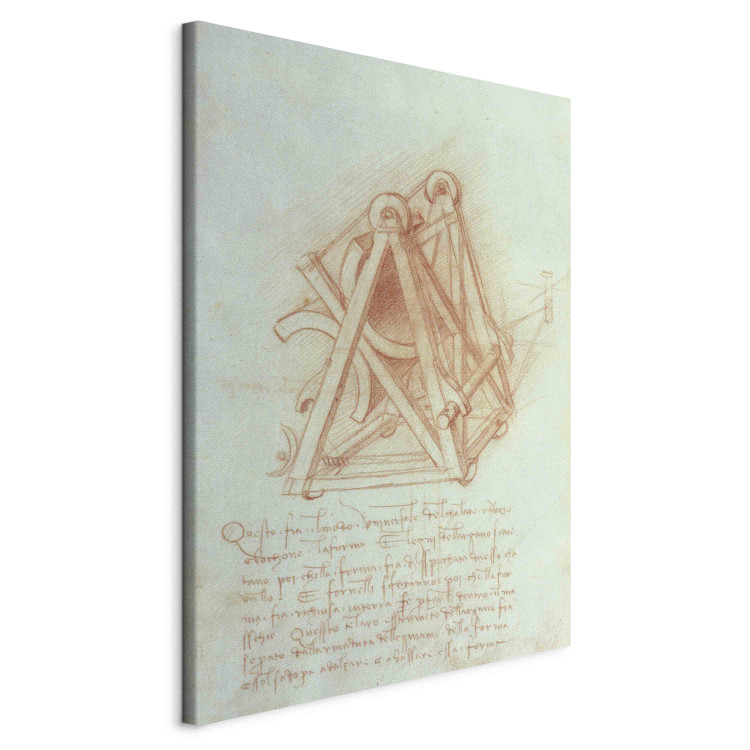 Art Reproduction Study of the Wooden Framework with Casting Mould for the Sforza Horse, fol. 156090 additionalImage 2