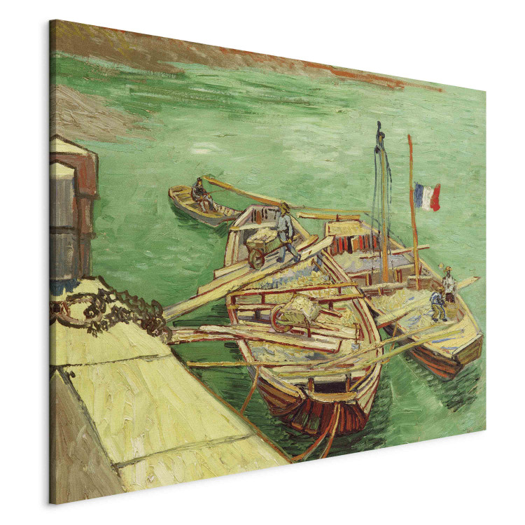 Reproduction Painting Barges on the River Rhone 156790 additionalImage 2