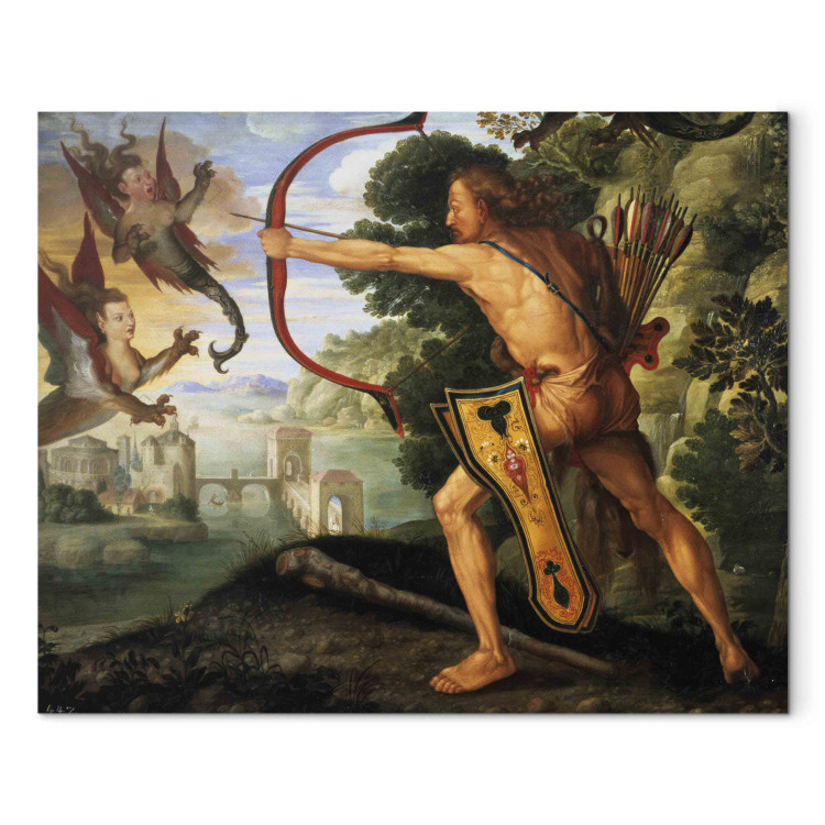 Reproduction Painting Hercules and the Stymphalian birds 158790
