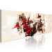 Canvas Print Beige Pandemonium (1-piece) - artistic abstract landscape 46790 additionalThumb 2