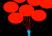 Canvas Girl, balloons (pop art) 55790 additionalThumb 4