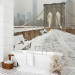 Photo Wallpaper New York Architecture - Winter Bridge with City Skyscrapers in the USA 59790 additionalThumb 8