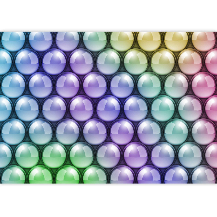 Photo Wallpaper Balls - metallic colored balls on a uniform background 62290 additionalImage 3