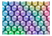Photo Wallpaper Balls - metallic colored balls on a uniform background 62290 additionalThumb 1