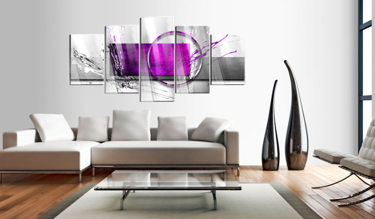 Print On Glass Purple Expression [Glass] 92390 additionalImage 3