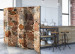 Room Divider Stone Artistry II - architectural texture of brown stones 95490 additionalThumb 2