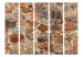 Room Divider Stone Artistry II - architectural texture of brown stones 95490 additionalThumb 3