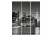 Folding Screen New York Nights - black and white panorama of New York City with skyscrapers 95690 additionalThumb 3