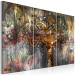 Canvas Golden Tree (3-piece) - Secessionist Abstraction with Nature Motif 105601 additionalThumb 2