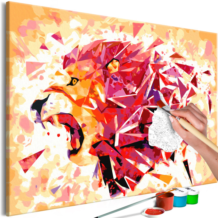 Paint by Number Kit Abstract Lion 108001 additionalImage 3