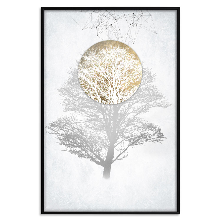 Wall Poster Nature's X-Ray - geometric abstraction with a tree in bright colors 114301 additionalImage 15