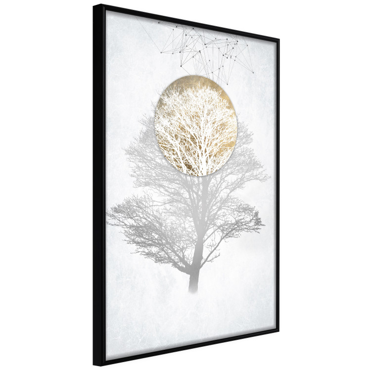 Wall Poster Nature's X-Ray - geometric abstraction with a tree in bright colors 114301 additionalImage 10