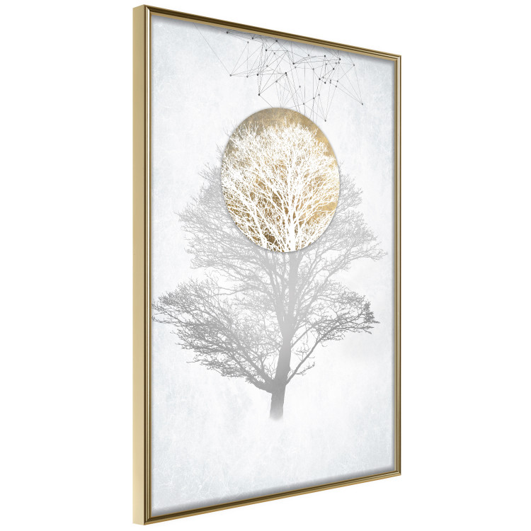 Wall Poster Nature's X-Ray - geometric abstraction with a tree in bright colors 114301 additionalImage 12