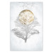Wall Poster Nature's X-Ray - geometric abstraction with a tree in bright colors 114301