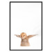 Wall Poster Chick - composition for children with a young bird spreading its wings 114401 additionalThumb 19