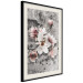 Wall Poster Magnolias - composition with a textured surface with light pink flowers 115201 additionalThumb 3