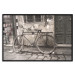 Poster Two-Wheeler - urban scene of a stone street with a vintage-style bicycle 116701 additionalThumb 24