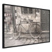 Poster Two-Wheeler - urban scene of a stone street with a vintage-style bicycle 116701 additionalThumb 12
