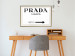 Poster Prada Marfa - black and white simple composition with texts and an arrow 116801 additionalThumb 21