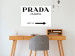 Poster Prada Marfa - black and white simple composition with texts and an arrow 116801 additionalThumb 23