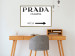 Poster Prada Marfa - black and white simple composition with texts and an arrow 116801 additionalThumb 7