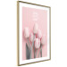 Wall Poster Six Tulips - pink spring flowers and inscriptions on a pastel background 117901 additionalThumb 8