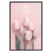 Wall Poster Six Tulips - pink spring flowers and inscriptions on a pastel background 117901 additionalThumb 24