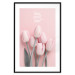 Wall Poster Six Tulips - pink spring flowers and inscriptions on a pastel background 117901 additionalThumb 15