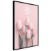 Wall Poster Six Tulips - pink spring flowers and inscriptions on a pastel background 117901 additionalThumb 10