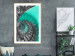 Wall Poster Twisted Stairs - abstraction with architecture in turquoise-gray tones 118501 additionalThumb 13