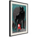 Wall Poster Little Red Riding Hood - fantasy with a girl in a cloak and a wolf in the background 118701 additionalThumb 3