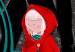 Wall Poster Little Red Riding Hood - fantasy with a girl in a cloak and a wolf in the background 118701 additionalThumb 9